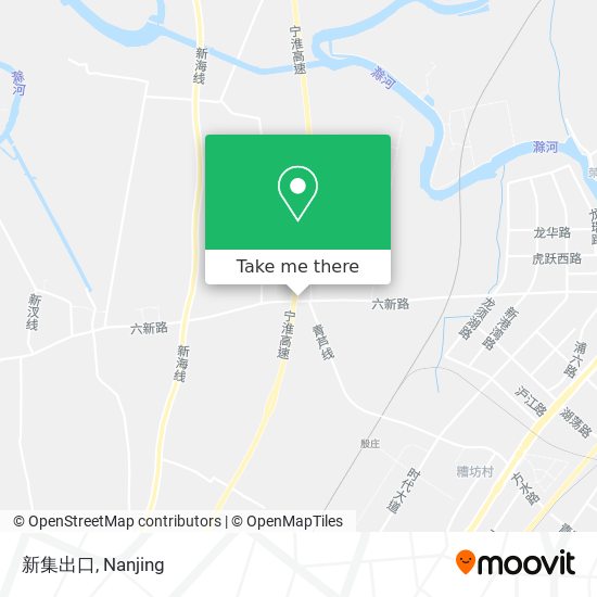 新集出口 map