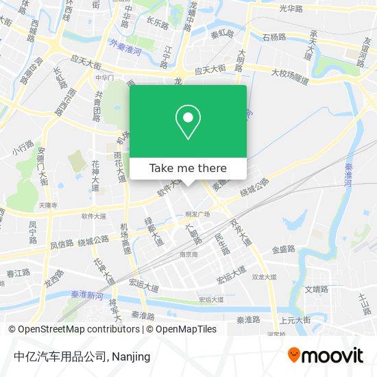 中亿汽车用品公司 map