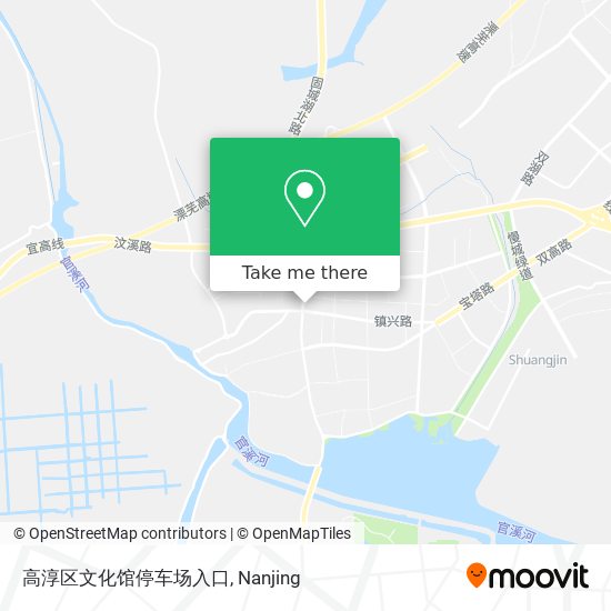 高淳区文化馆停车场入口 map