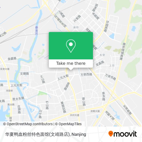华夏鸭血粉丝特色面馆(文靖路店) map