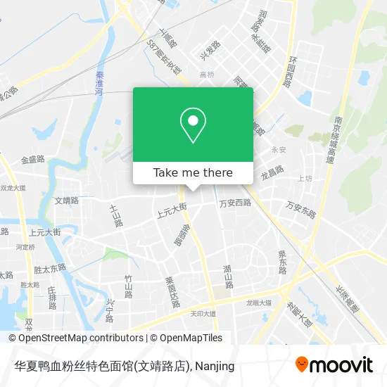 华夏鸭血粉丝特色面馆(文靖路店) map