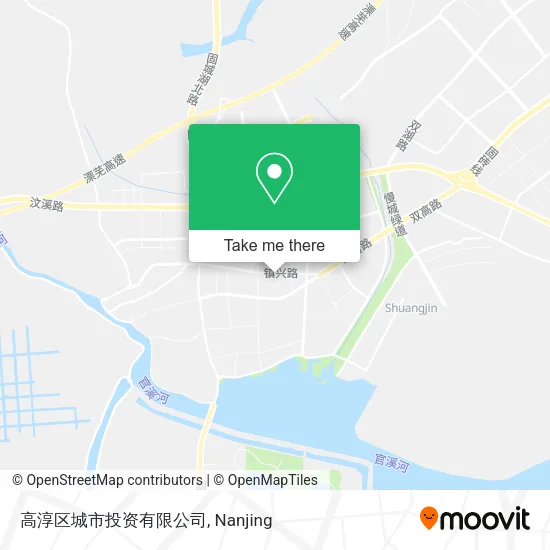 高淳区城市投资有限公司 map