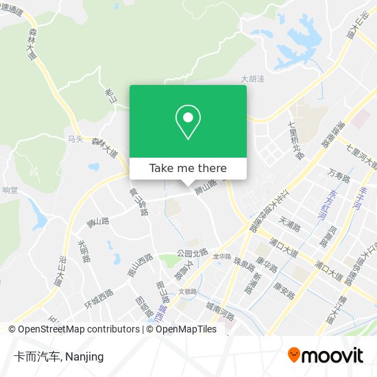 卡而汽车 map