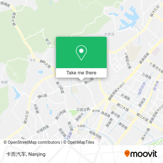 卡而汽车 map