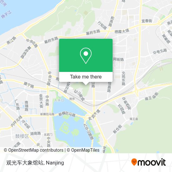 观光车大象馆站 map