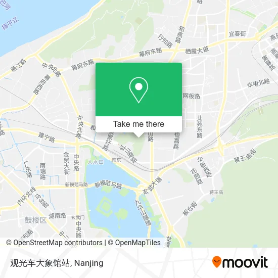观光车大象馆站 map