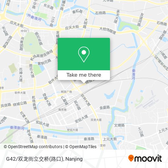 G42/双龙街立交桥(路口) map