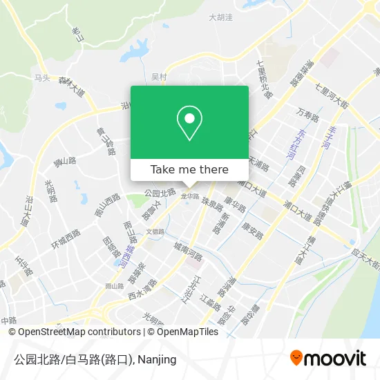 公园北路/白马路(路口) map