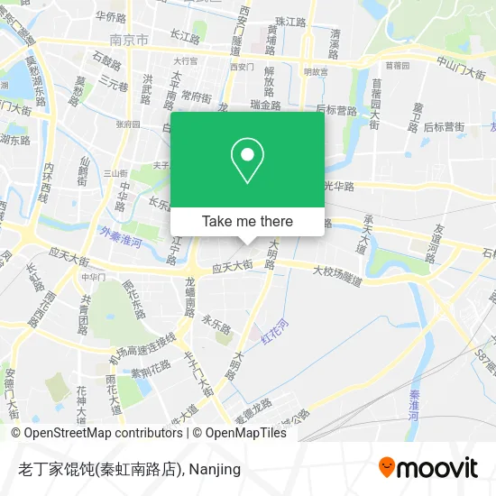 老丁家馄饨(秦虹南路店) map