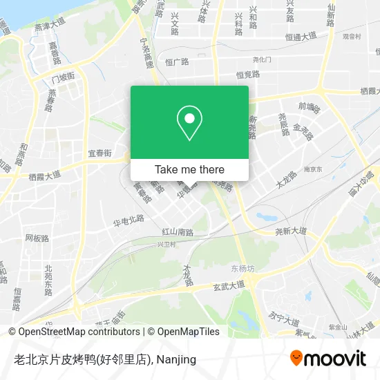老北京片皮烤鸭(好邻里店) map