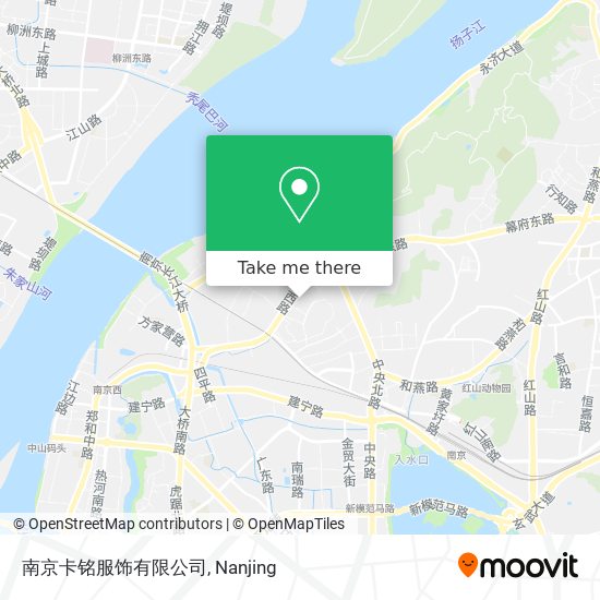 南京卡铭服饰有限公司 map