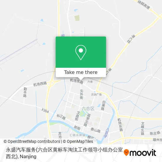 永盛汽车服务(六合区黄标车淘汰工作领导小组办公室西北) map