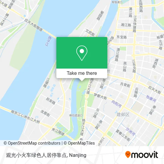 观光小火车绿色人居停靠点 map