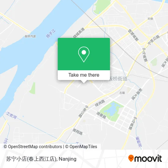 苏宁小店(春上西江店) map