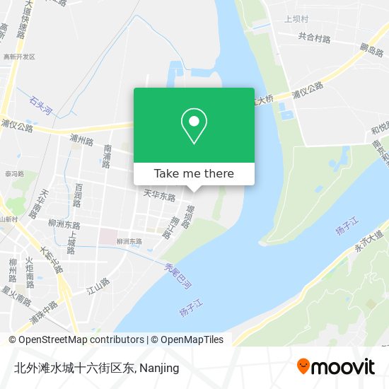 北外滩水城十六街区东 map