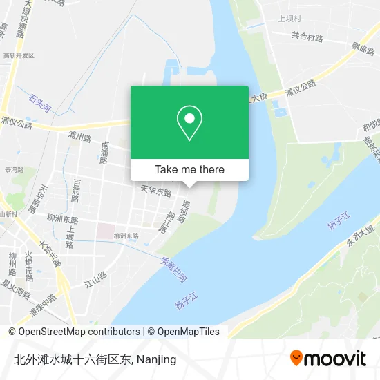 北外滩水城十六街区东 map
