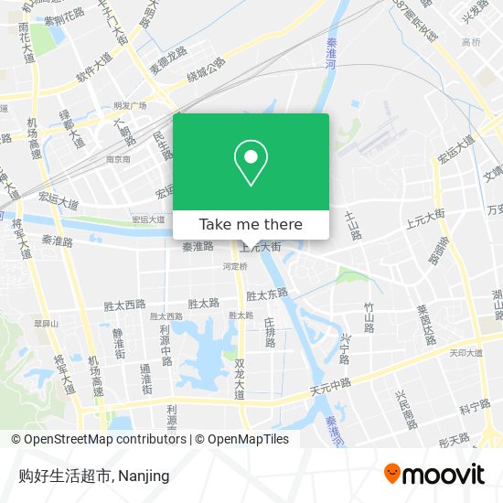 购好生活超市 map