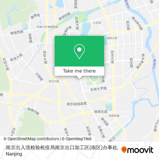 南京出入境检验检疫局南京出口加工区(南区)办事处 map