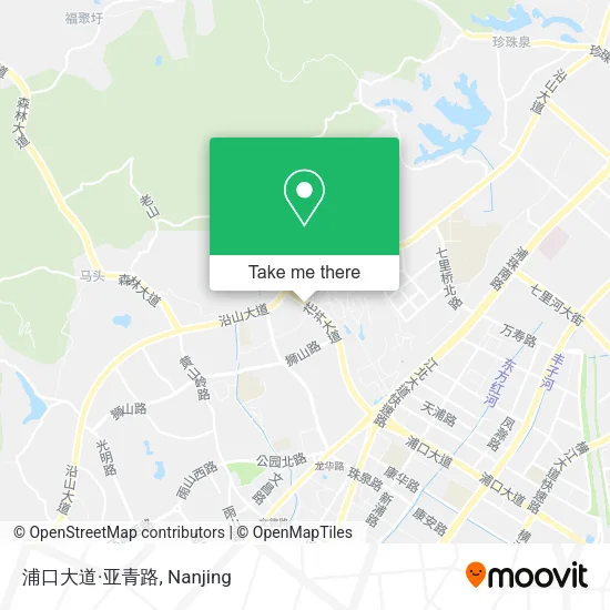 浦口大道·亚青路 map
