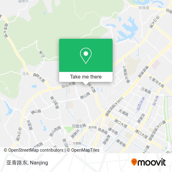 亚青路东 map
