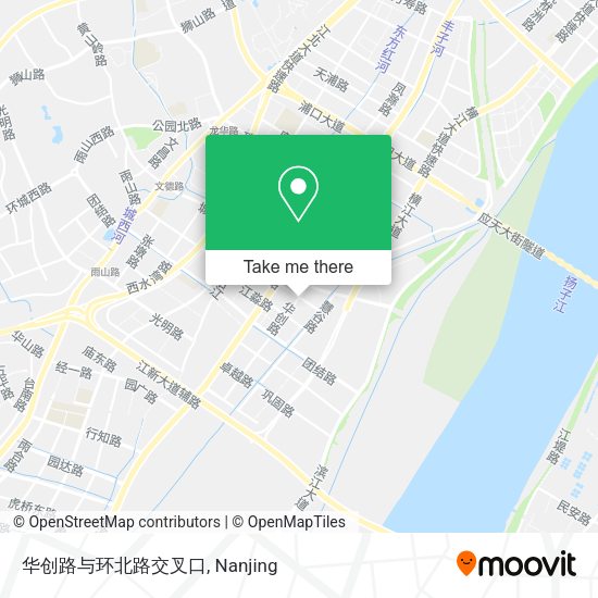 华创路与环北路交叉口 map