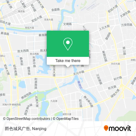 爵色城风广告 map