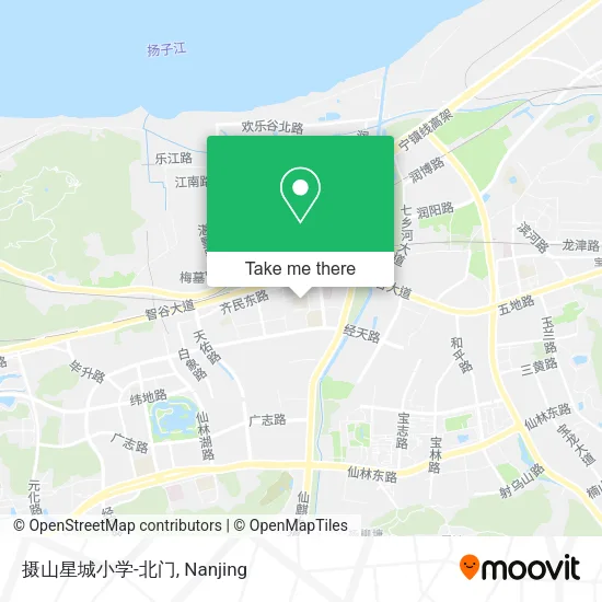 摄山星城小学-北门 map
