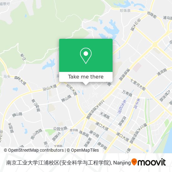 南京工业大学江浦校区(安全科学与工程学院) map