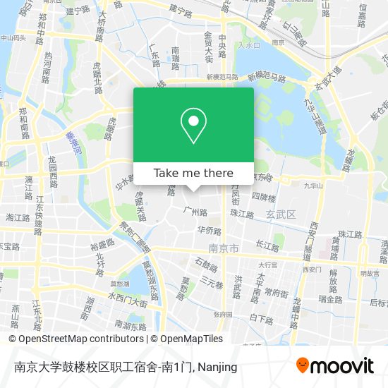 南京大学鼓楼校区职工宿舍-南1门 map