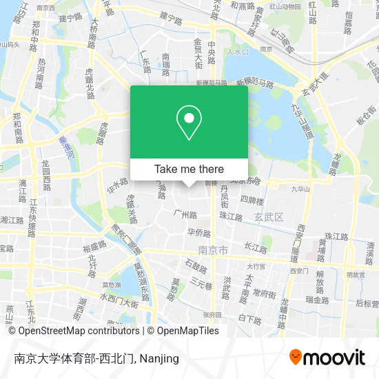 南京大学体育部-西北门 map