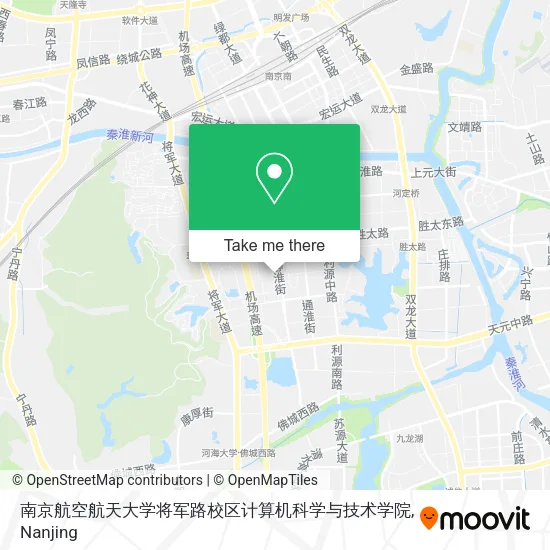 南京航空航天大学将军路校区计算机科学与技术学院 map