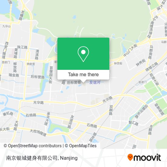 南京银城健身有限公司 map