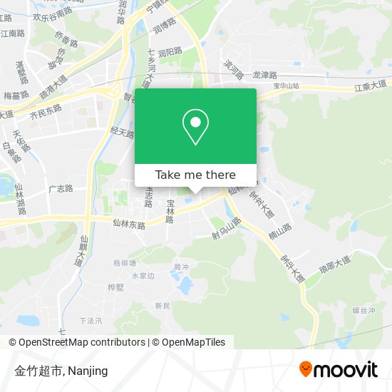 金竹超市 map