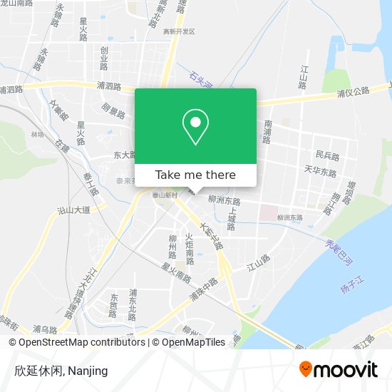 欣延休闲 map