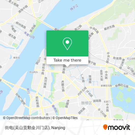 街电(吴山贡鹅金川门店) map