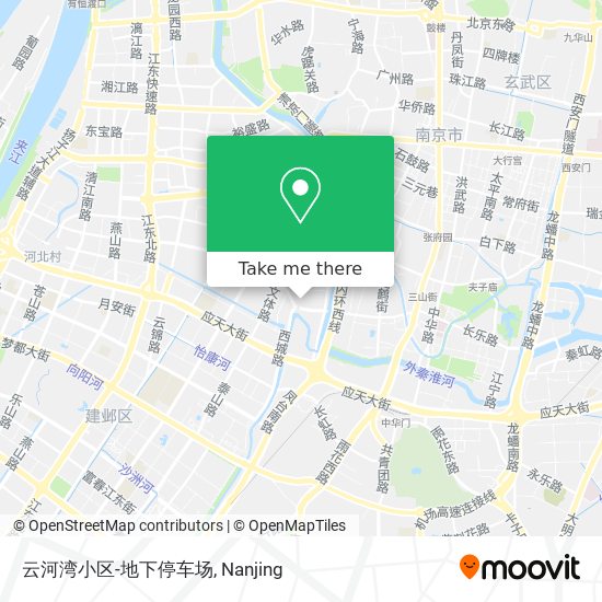 云河湾小区-地下停车场 map