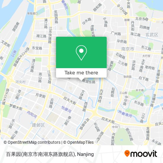 百果园(南京市南湖东路旗舰店) map