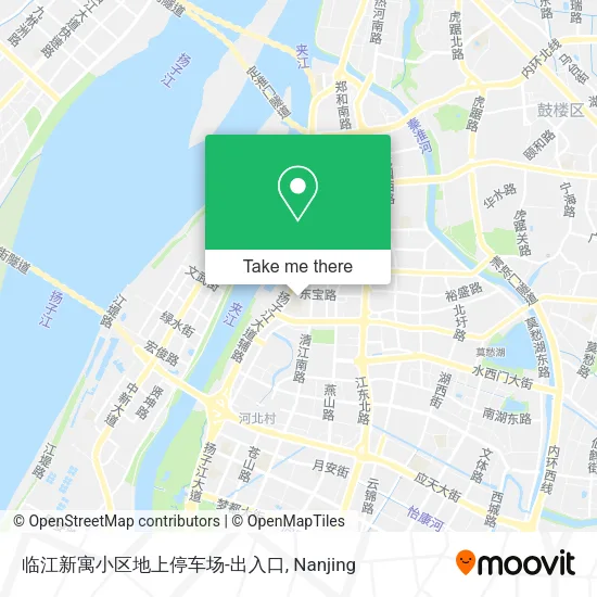 临江新寓小区地上停车场-出入口 map