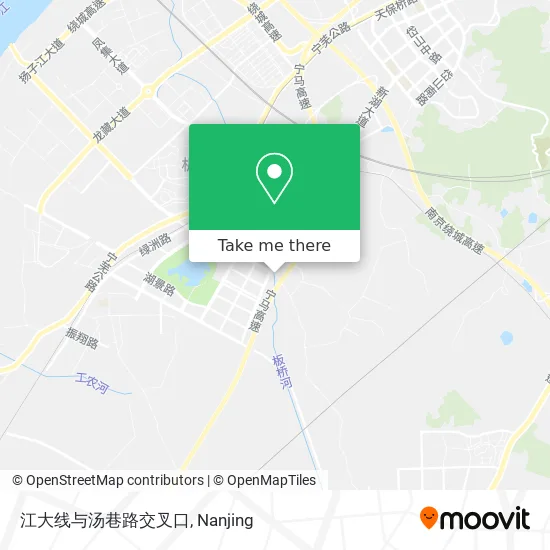江大线与汤巷路交叉口 map