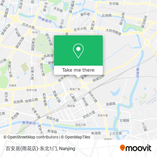 百安居(雨花店)-东北1门 map