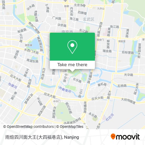 雨煊四川面大王(大四福巷店) map
