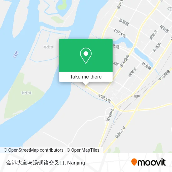 金港大道与汤铜路交叉口 map