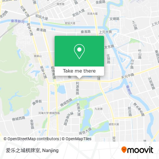 爱乐之城棋牌室 map
