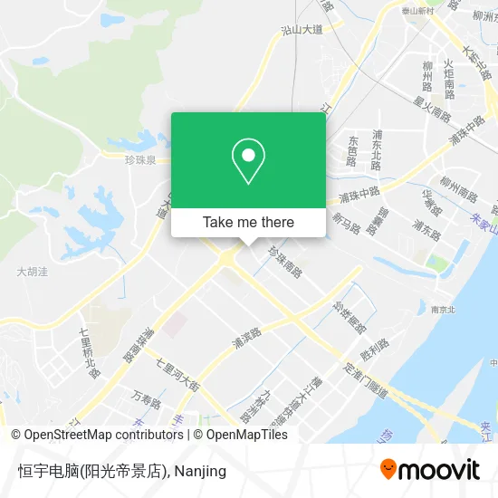 恒宇电脑(阳光帝景店) map