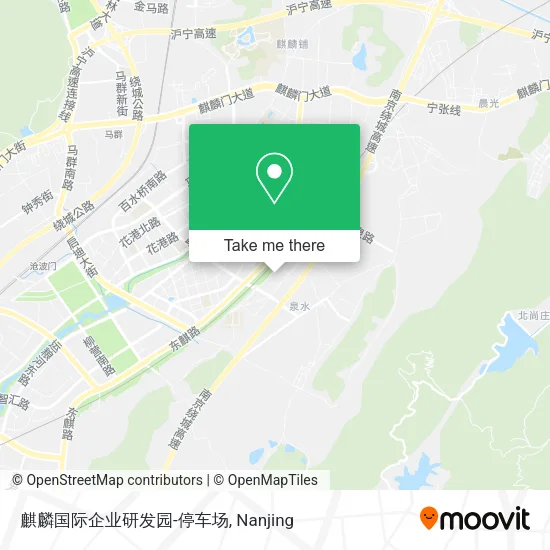 麒麟国际企业研发园-停车场 map
