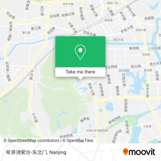 翠屏滟紫台-东北门 map