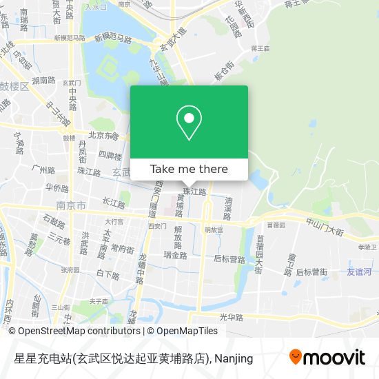 星星充电站(玄武区悦达起亚黄埔路店) map