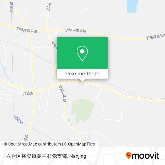 六合区横梁镇黄中村党支部 map