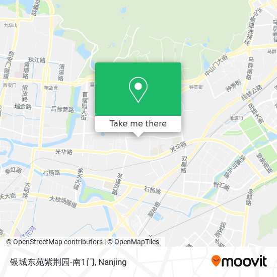 银城东苑紫荆园-南1门 map