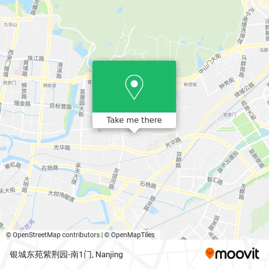 银城东苑紫荆园-南1门 map